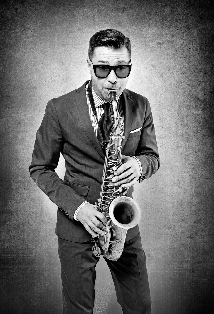 Radovan Tariška so saxofónom